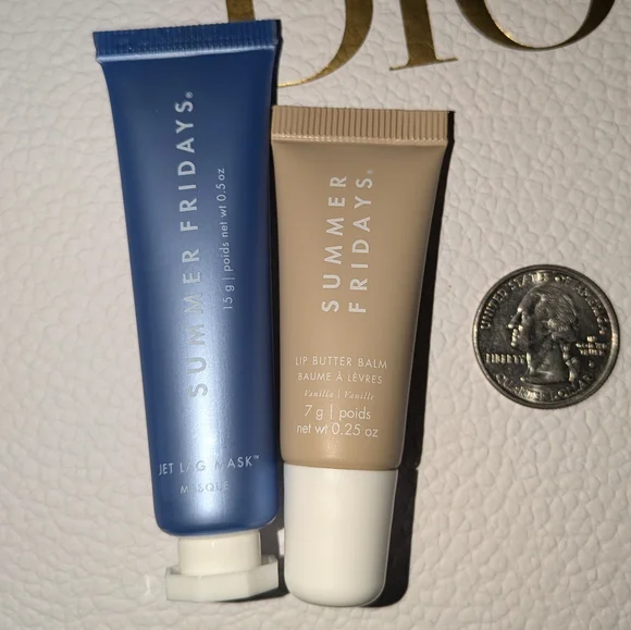 Summer Fridays Jet Lag mask, Lip Butter Balm & Sample CC Me Serum - Picture 2 of 3